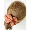 Scrunchie MONA - 4 farebné varianty (Farba Tehlová)