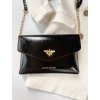 Elegantná crossbody kabelka LAURA BIAGGI BLACK SHINY