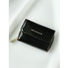 Mini kožená peňaženka PETERSON BLACK