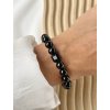 Perlový náramok Lora Black