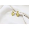 Náušnice z chirurgickej Two Hearts Gold