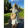 Letná slamená kabelka BOHO