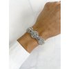 7712 2 nadherny strasovy naramok bella silver