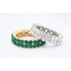 Kamienkový náramok Moly - 2 farebné varianty (Farba Smaragdová)
