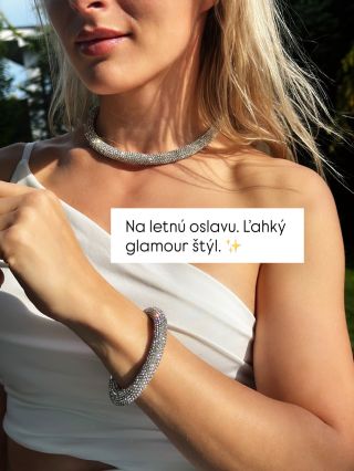 💎 Jeden set. Tri príležitosti. Nekonečný štýl. Kamienkový náhrdelník Elmara a náramok Elmara sú dokonalý doplnok na: ✨...