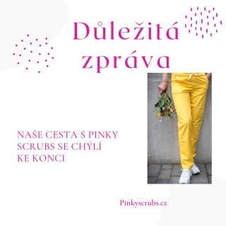 Jedna kapitola končí… ale vzpomínky a radost zůstávají 💕 Po krásných letech se s vámi loučíme s Pinky Scrubs. Naše barevné...