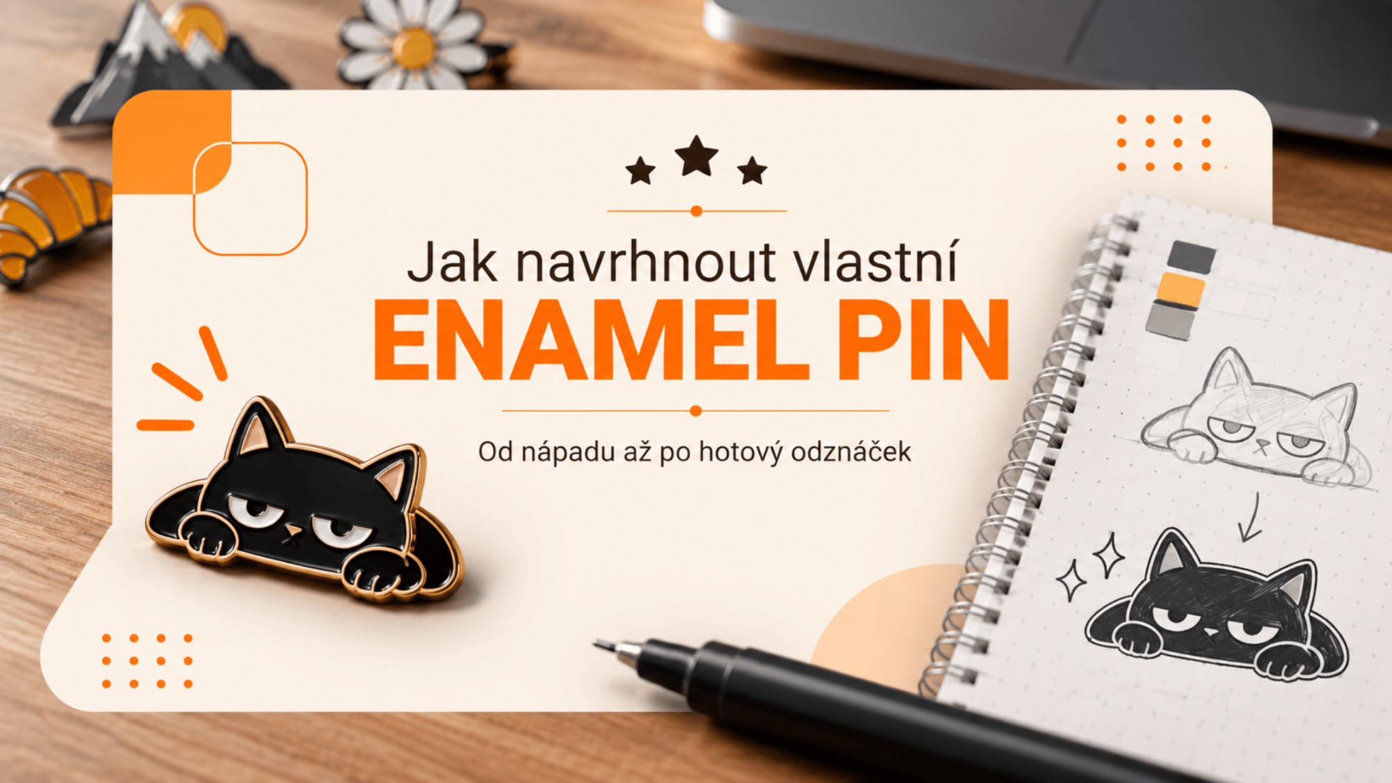 Jak navrhnout vlastní enamel pin