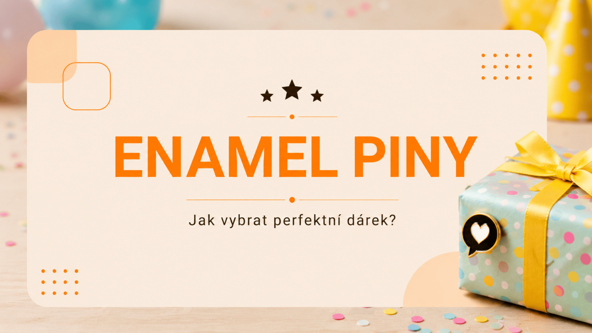 Jak vybrat perfektní dárek? Enamel piny jako ideální volba