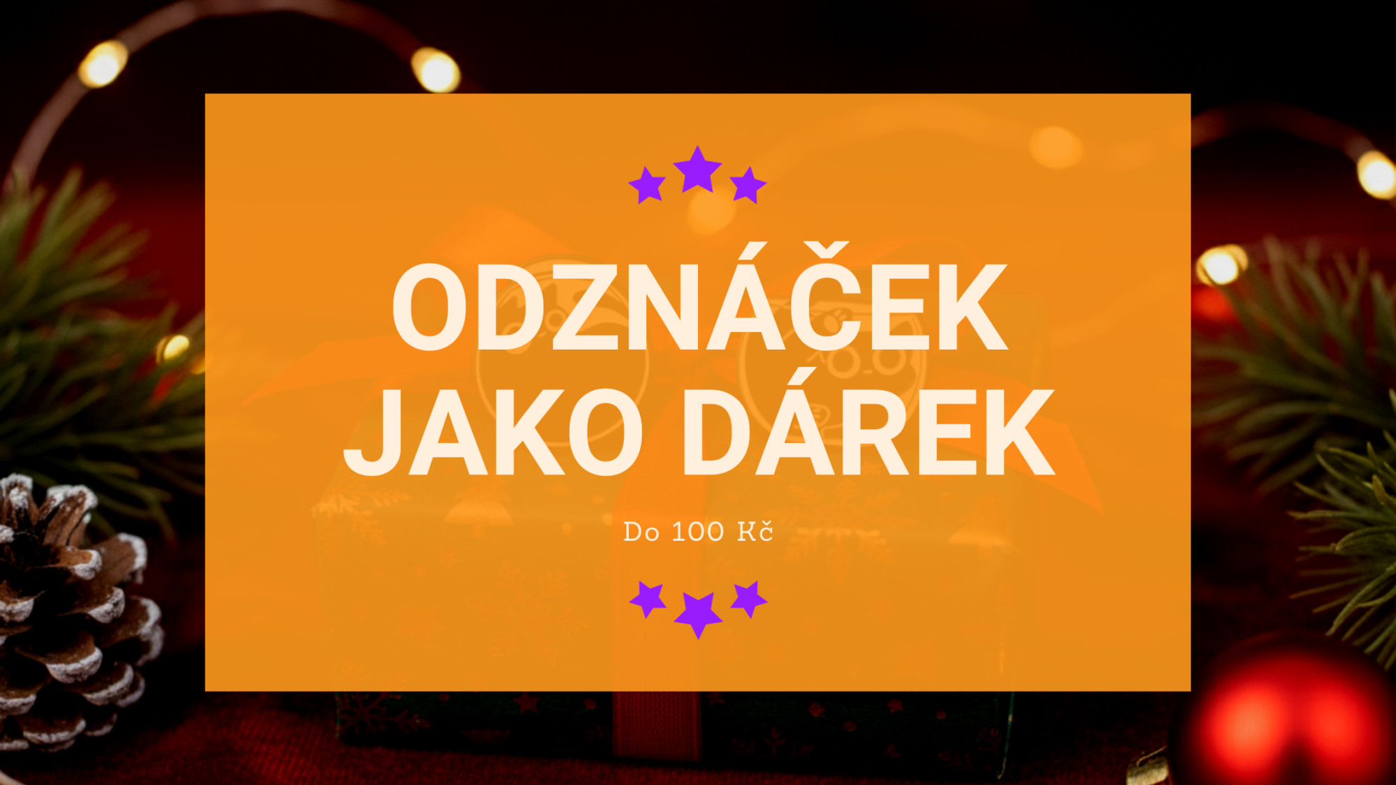 Odznáček jako levný dárek do 100 Kč