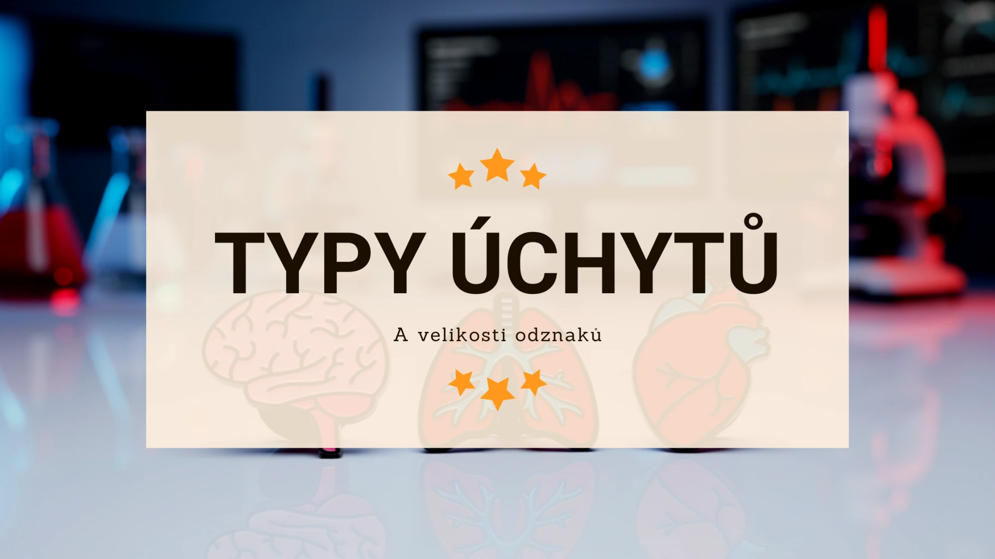 Typy úchytů a velikost pinů