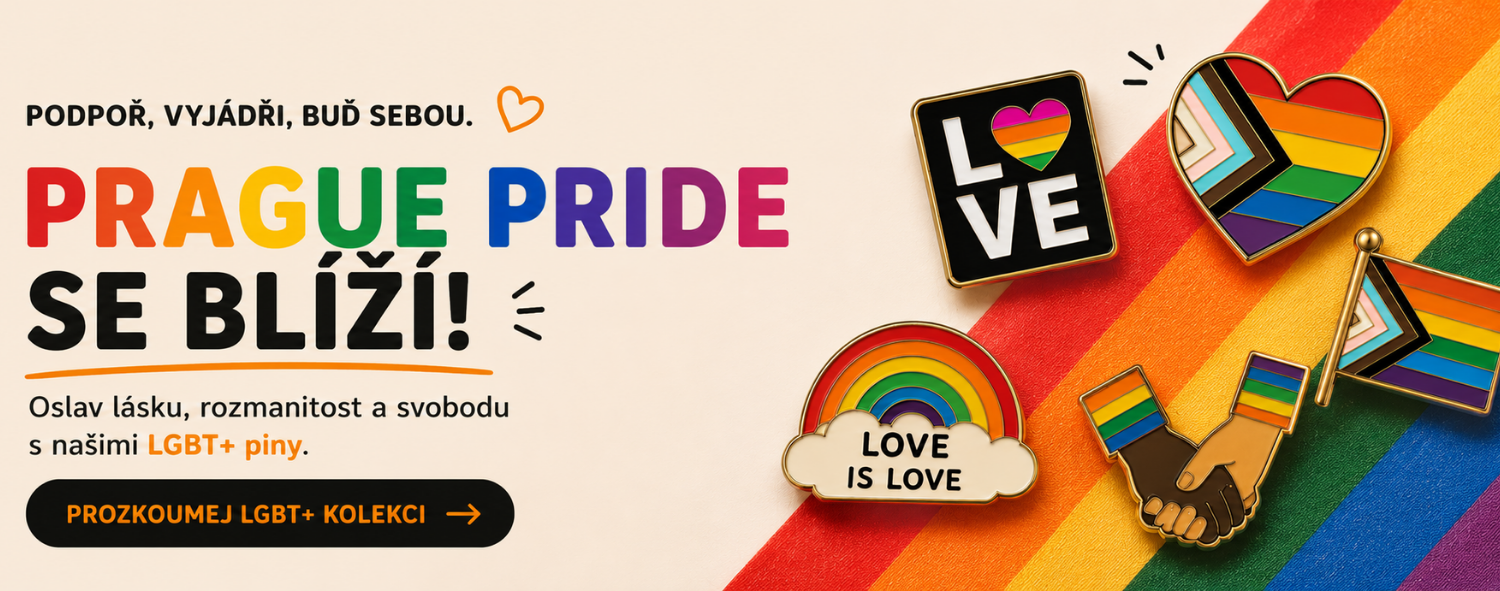 Enamel piny na pride pochod