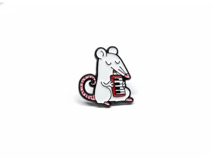 Odznáček hrající myš