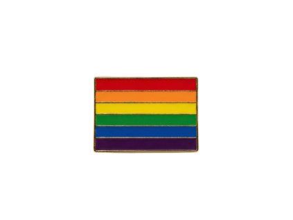 Odznak LGBT duhový pin