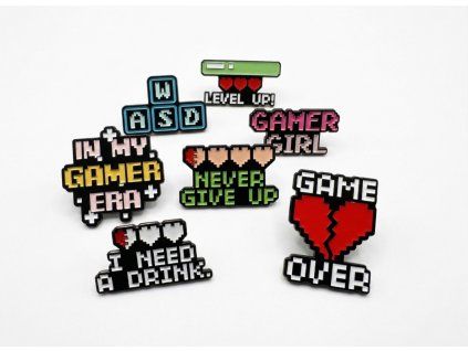 Enamel piny pro gamery