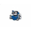 Enamel pin Cuphead modrý