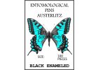 BLACK ENAMELED INSECT PINS