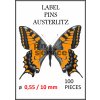 label pins 0,55 10 mm 100 pcs