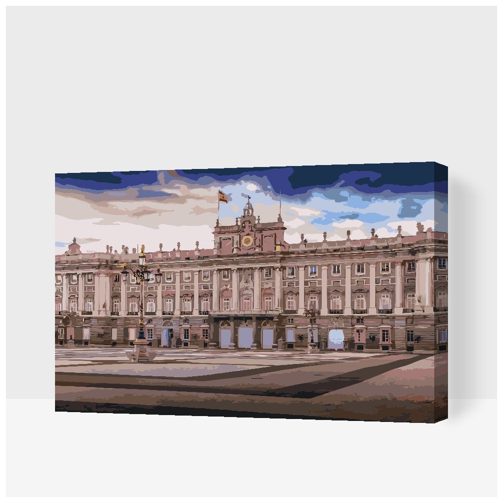 Pintura por números - Palacio Real de Madrid