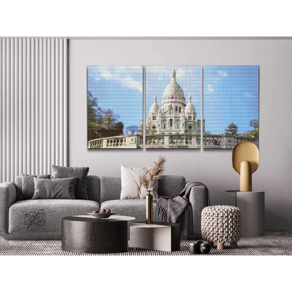 Pintura de diamante - Sagrado Corazón (juego de 3)