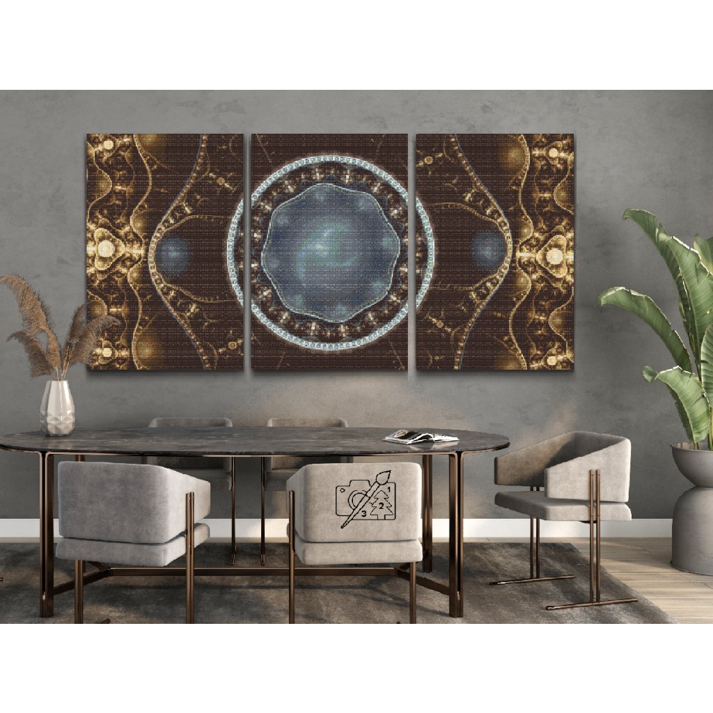Pintura de diamante - Caleidoscopio (juego de 3)
