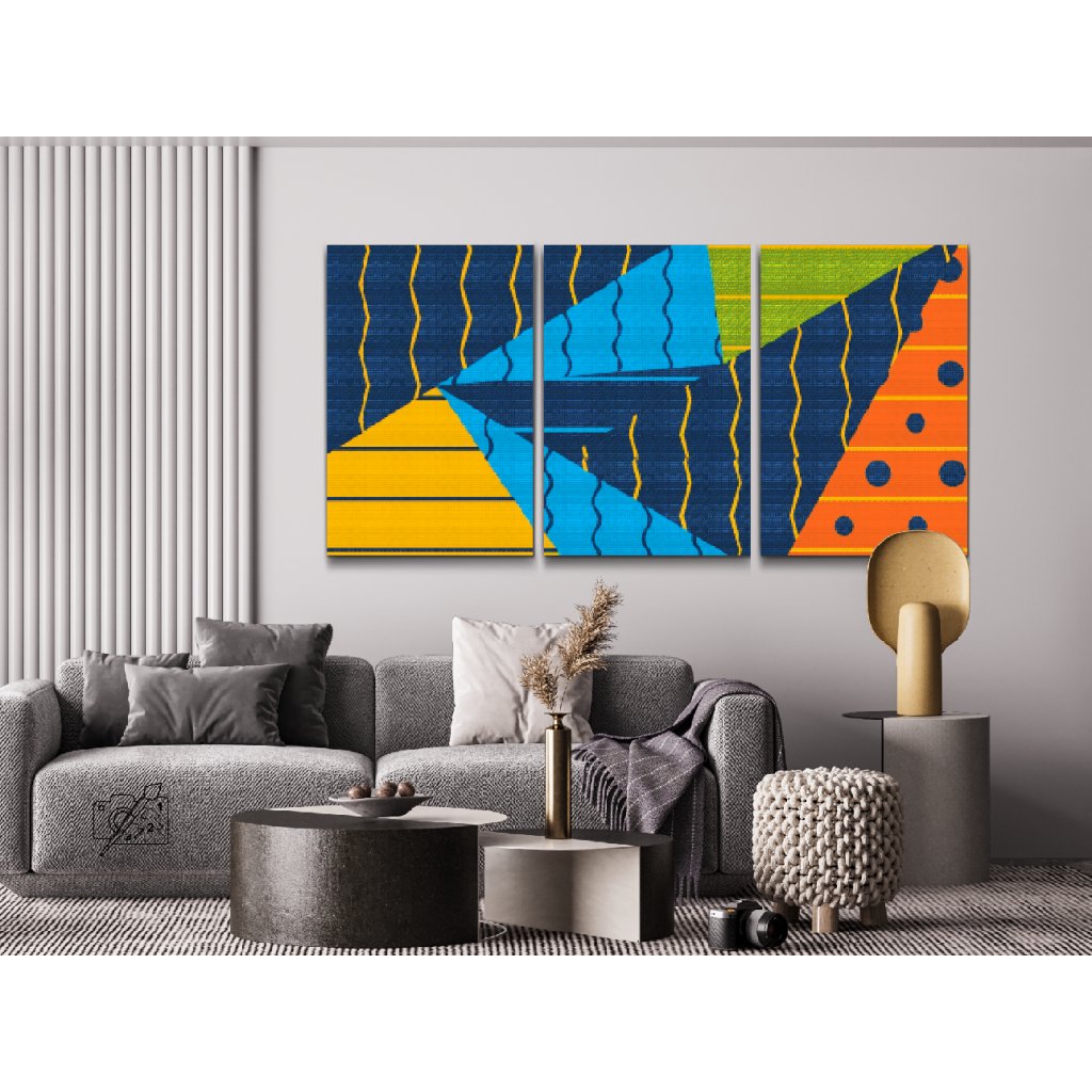 Pintura de diamante - Textura de colores 6 (juego de 3)