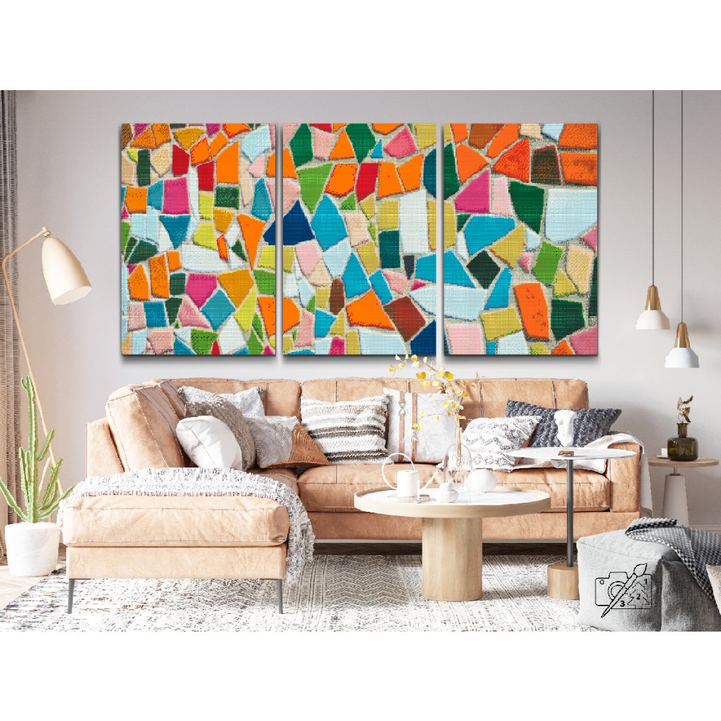 Pintura de diamante - Piedras de colores (juego de 3)