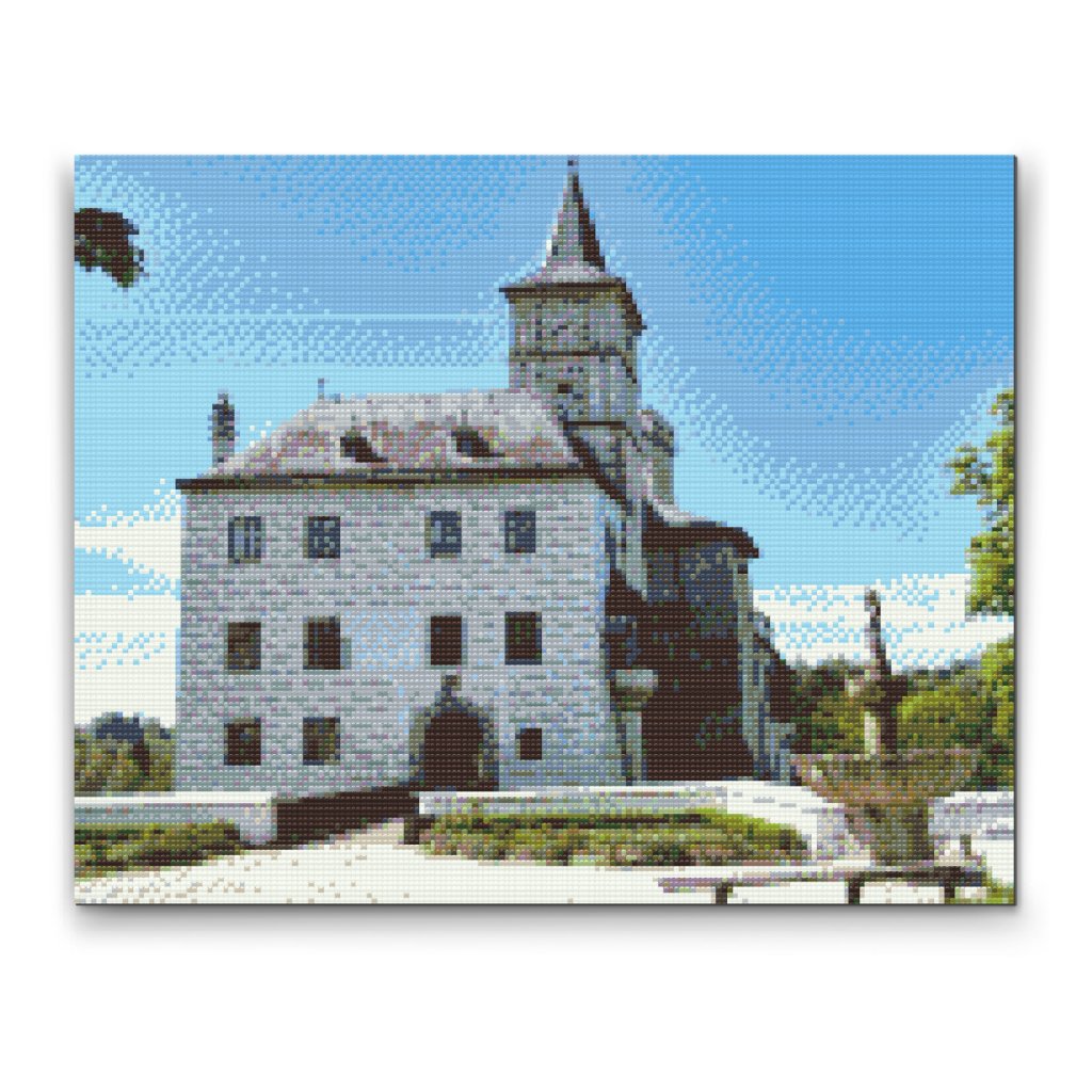 Pintura de diamante - Castillo de Rozmberk