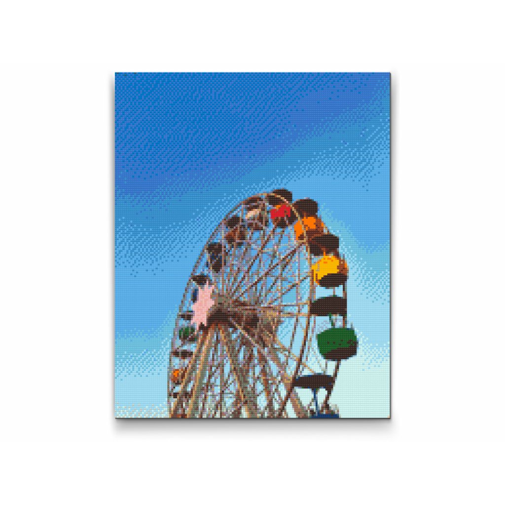 Pintura de diamante - Parque de Atracciones Tibidabo, Barcelona