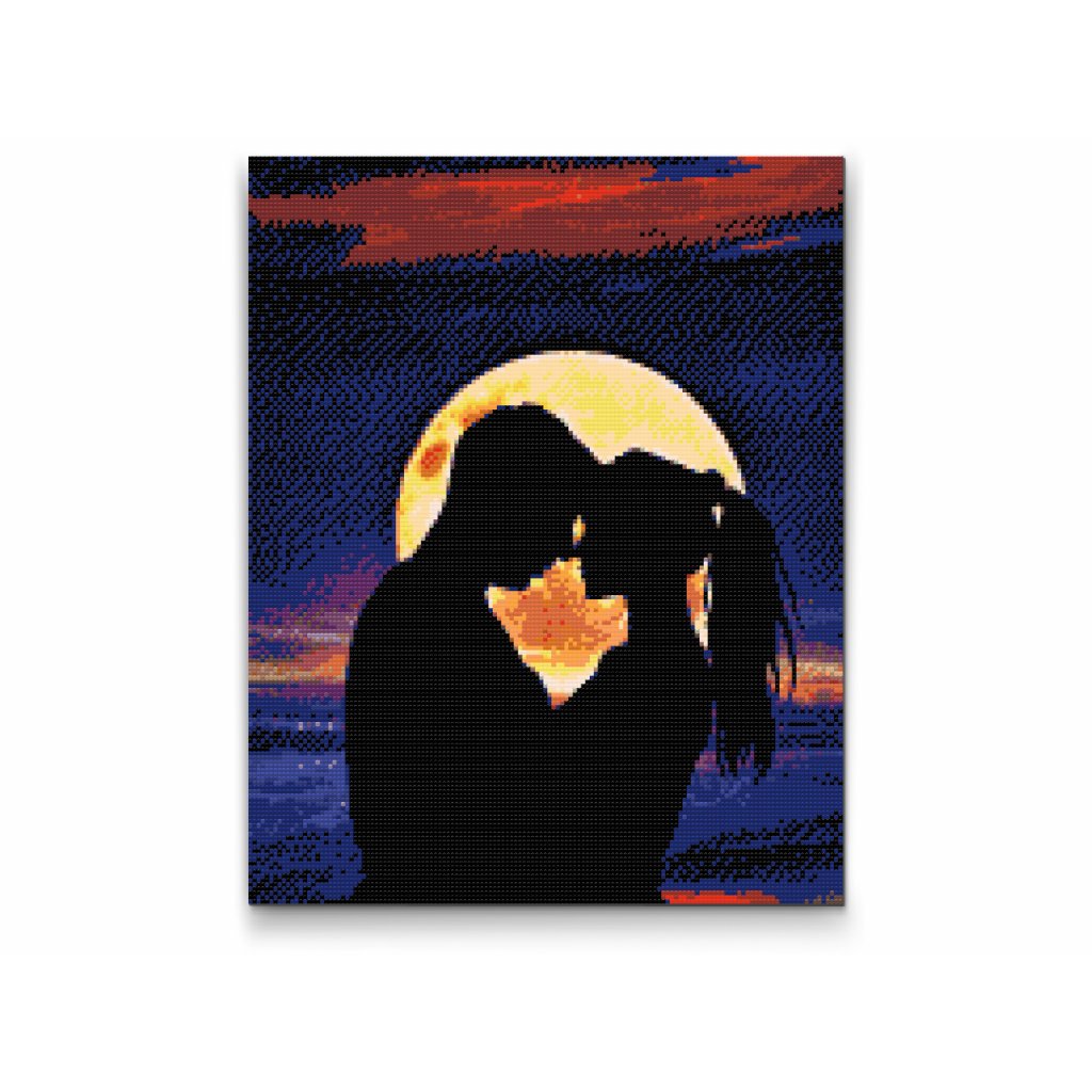 Pintura de diamante - Romance al atardecer