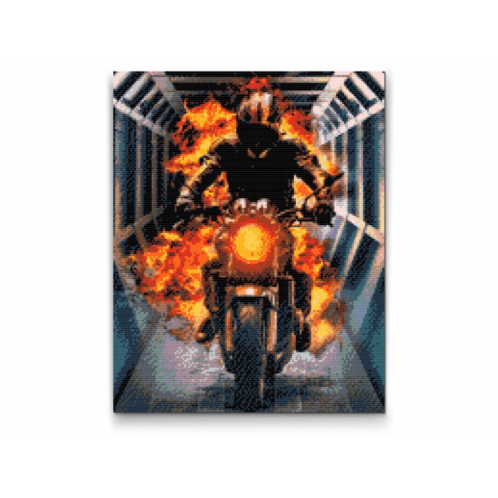 Pintura de diamante - Ghost Rider 2