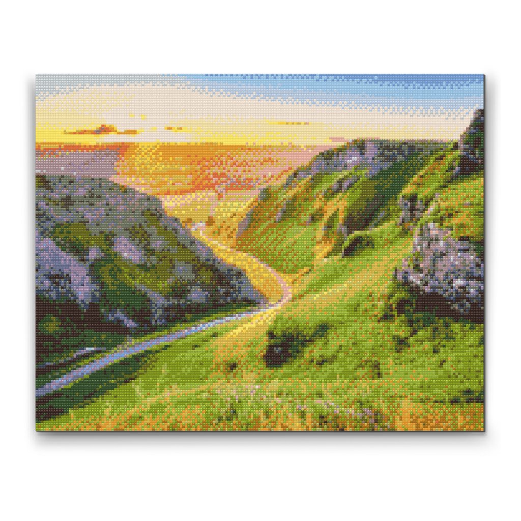 Pintura de diamante - Parque Nacional del Distrito de los Picos, Reino Unido