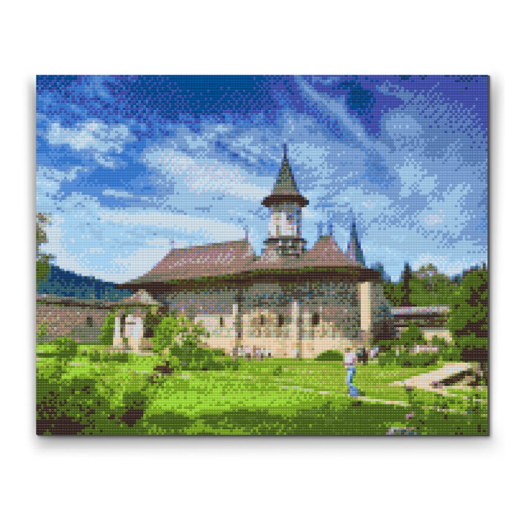 Pintura de diamante - Monasterio de Moldovita, Rumanía