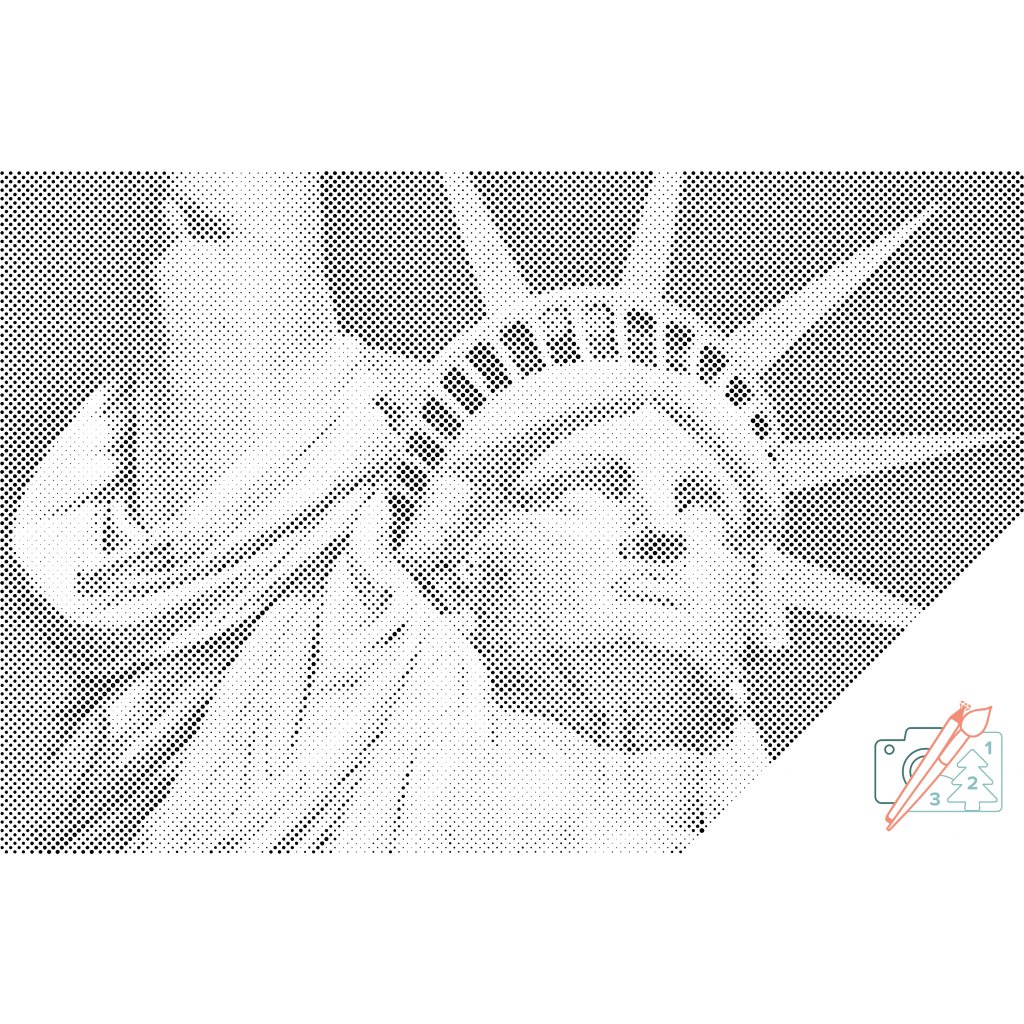 Puntillismo – Estatua de la Libertad