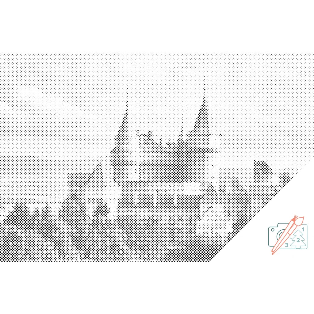 Puntillismo – Castillo de Bojnice