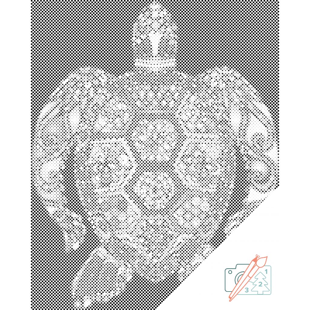 Puntillismo – Mandala - Tortuga