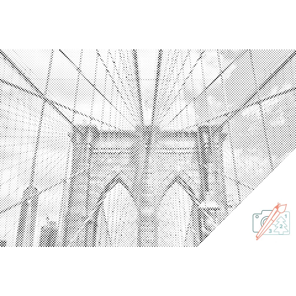 Puntillismo – Puente de Brooklyn 3