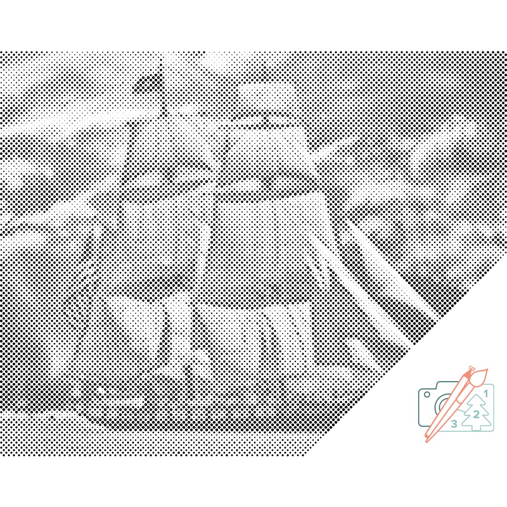 Puntillismo – Barco en una tormenta 2
