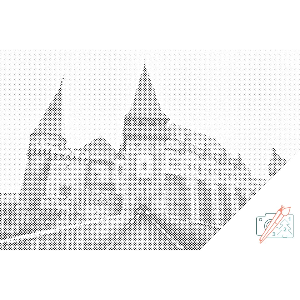 Puntillismo – Castillo de Hunyad