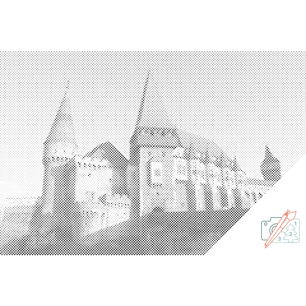 Puntillismo – Castillo de Hunyad 2