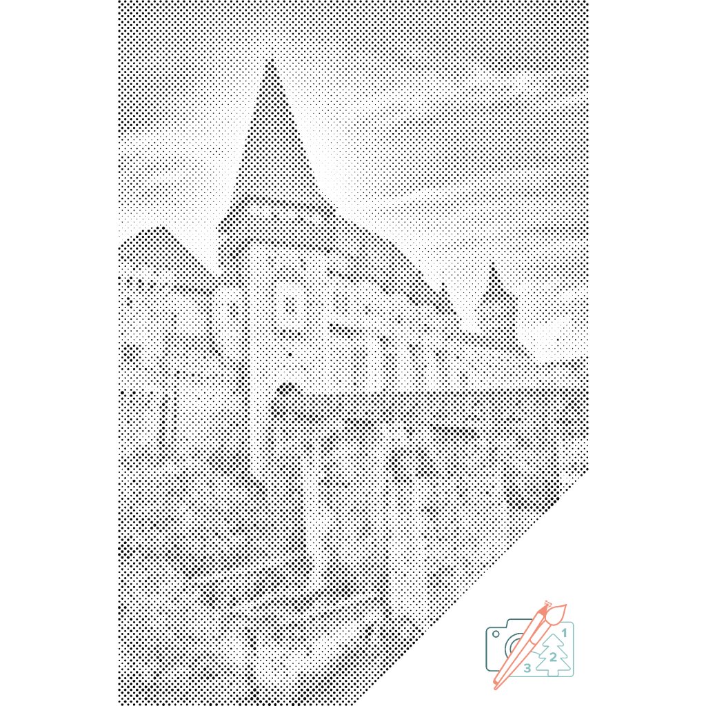 Puntillismo – Castillo de Hunyad 3