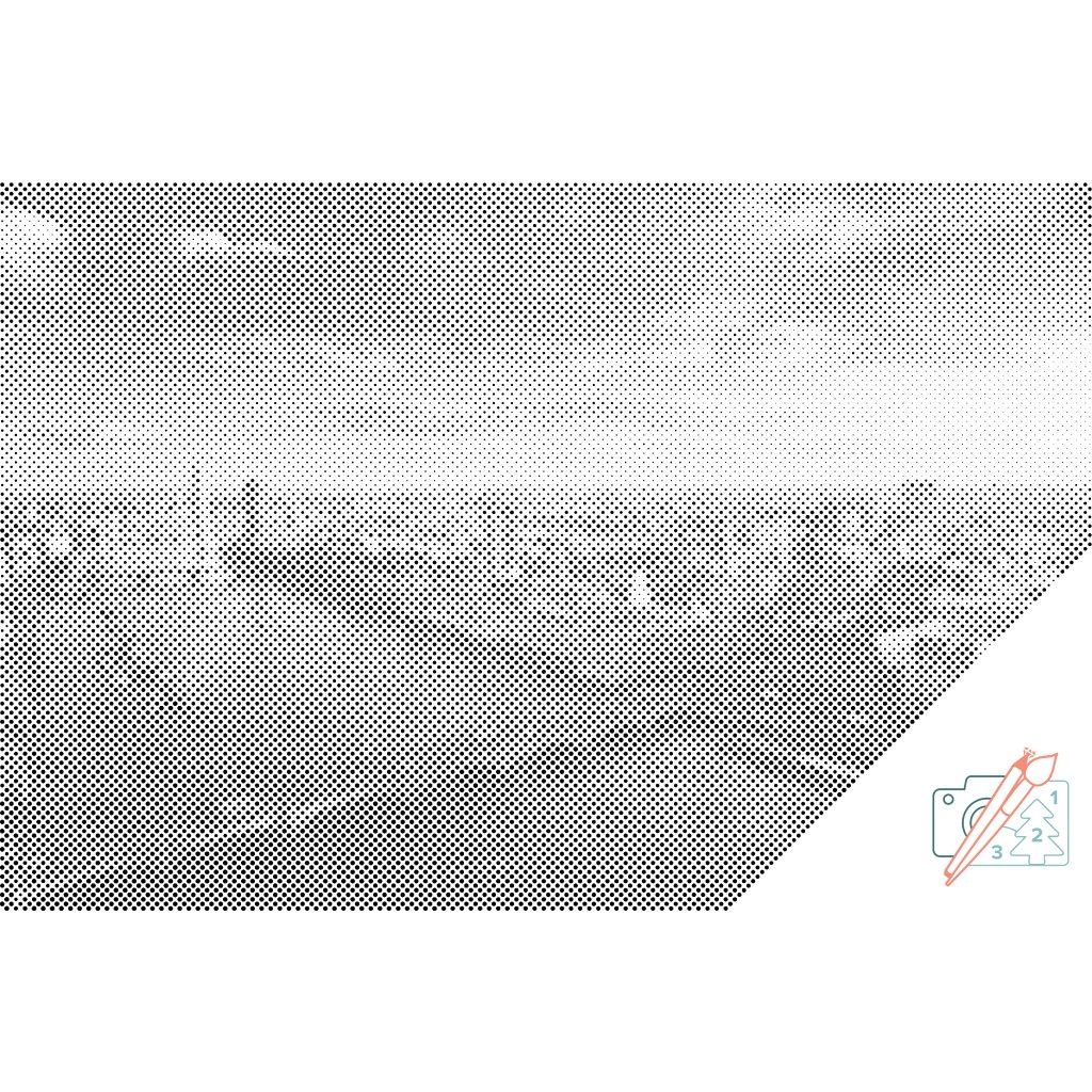 Puntillismo – Vista de la ciudad - Londres