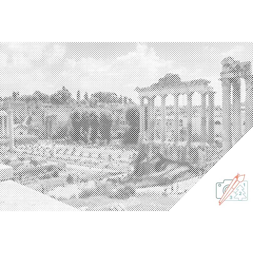 Puntillismo – Foro romano, Roma