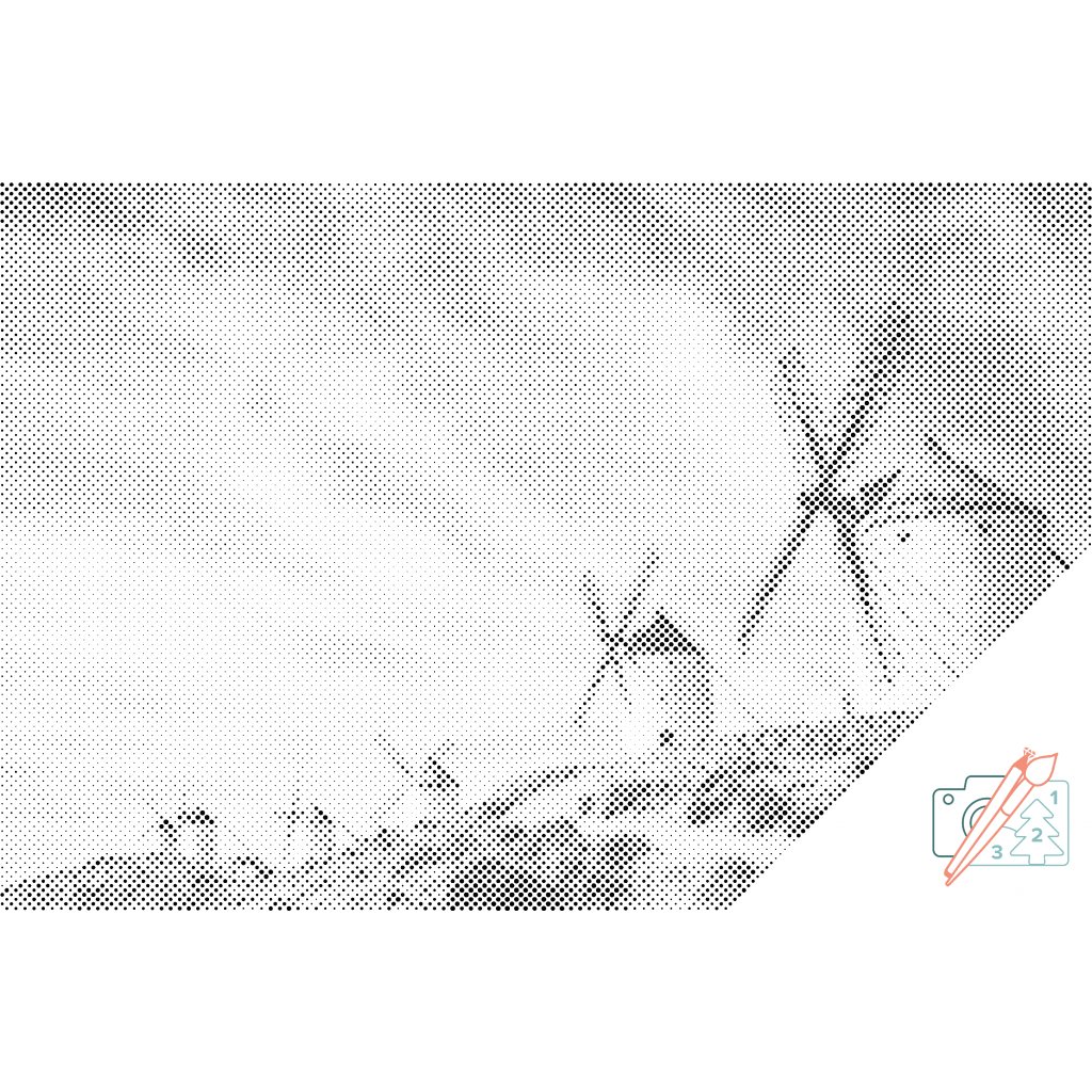 Puntillismo – Molinos, Toledo
