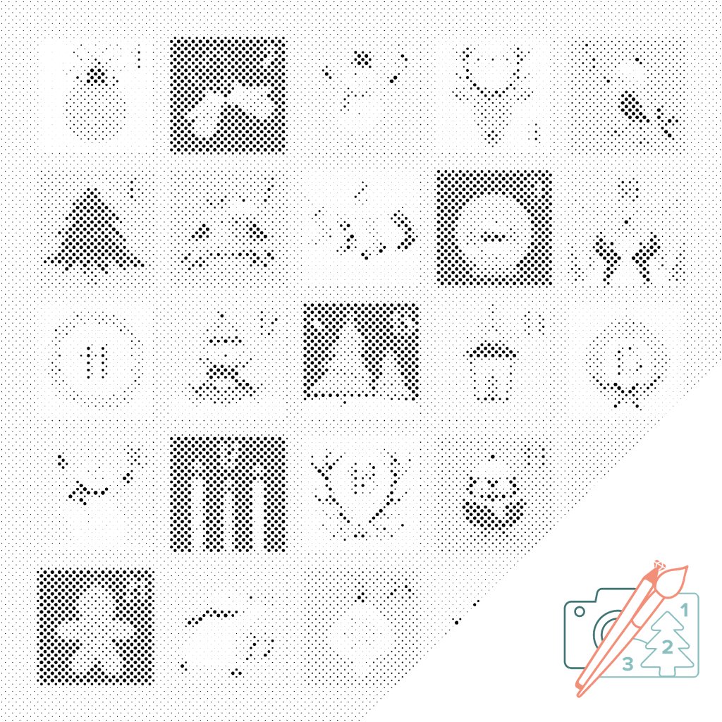 Puntillismo – Calendario de Adviento