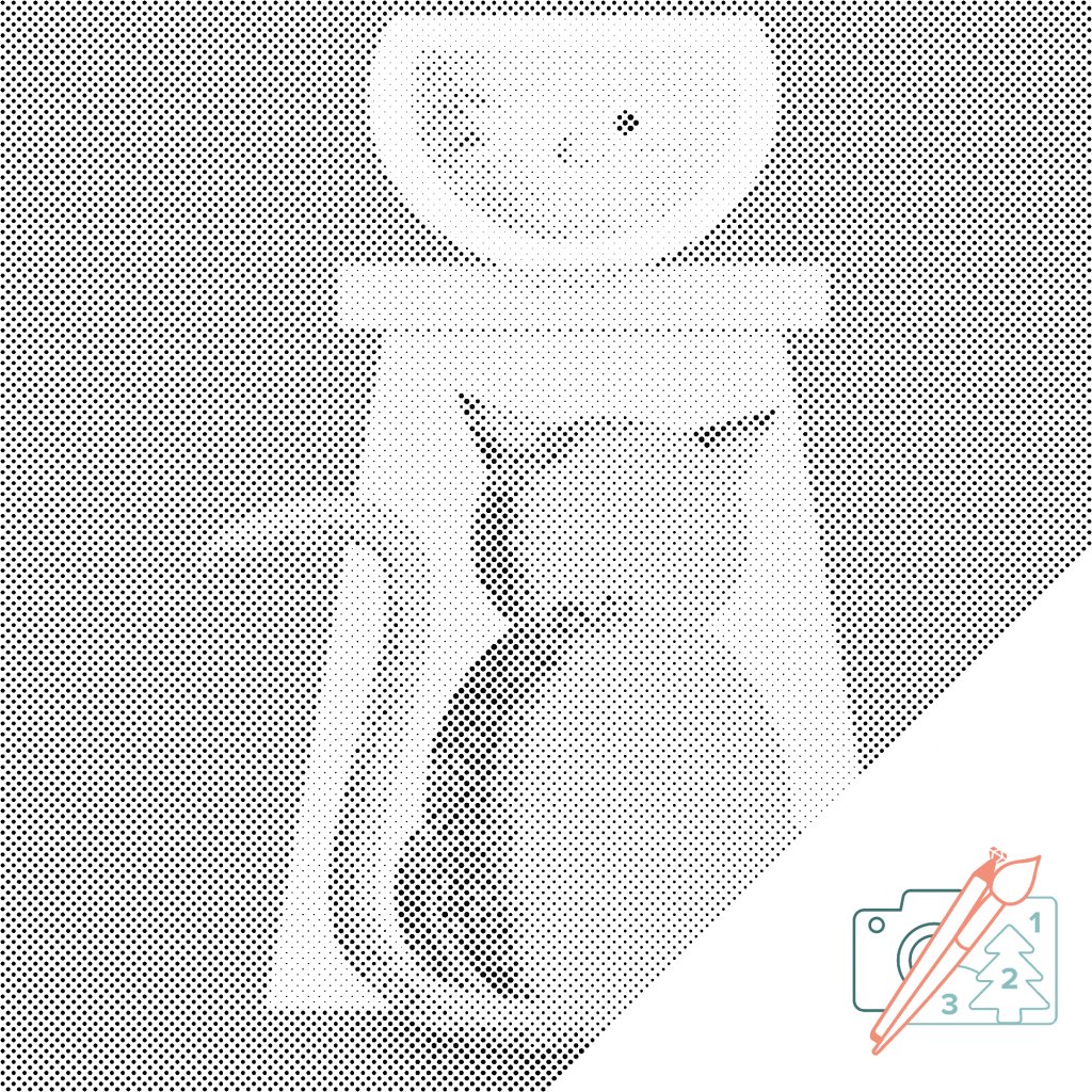 Puntillismo – Gato y su presa