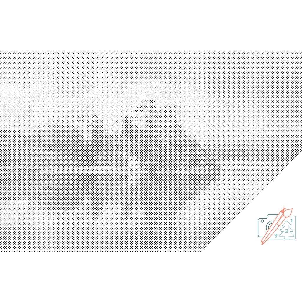 Puntillismo – Castillo de Niedzica, Polonia