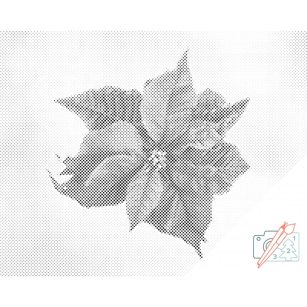 Puntillismo – Flor de Pascua