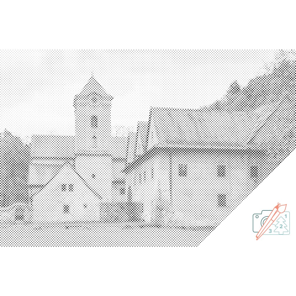 Puntillismo – Monasterio Rojo, Eslovaquia