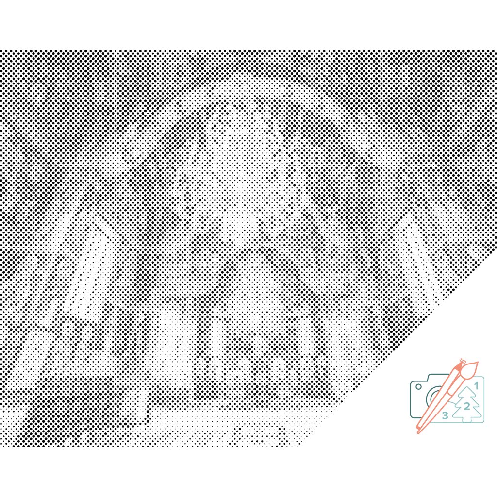 Puntillismo – Monasterio de Sihastria, Rumanía