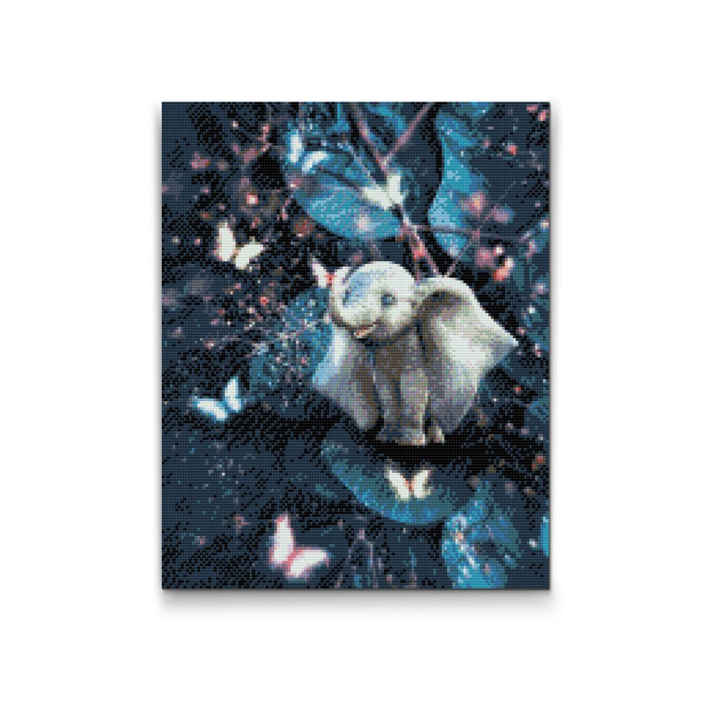 Pintura de diamante - Elefante